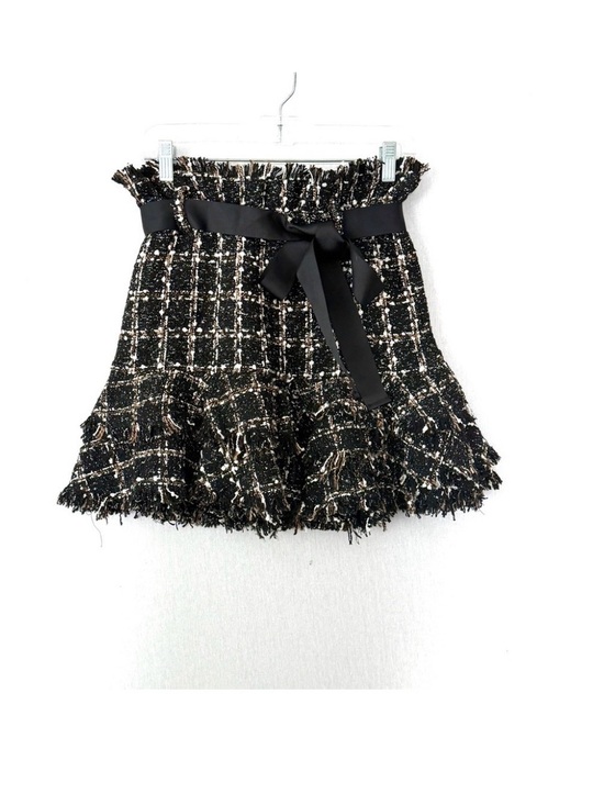 Chelsea Dresses & Skirts - Chelsea Tweed Sequin Mini Skirt with Removable Ribbon Belt from Honey